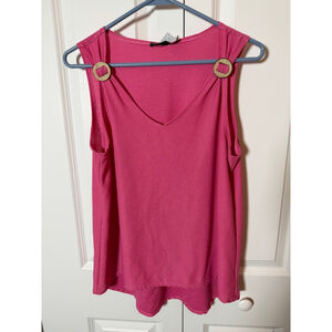 CURE. Pink Sleeveless Tank Top M